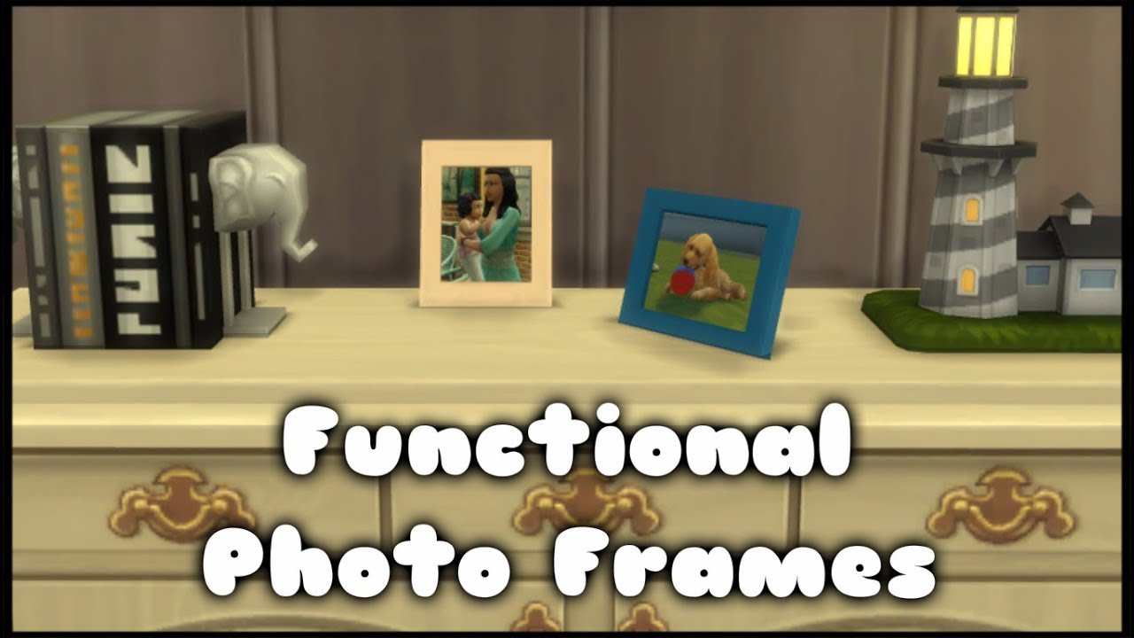 Le mods che uso - Cornici fotografiche funzionali - The Sims 4