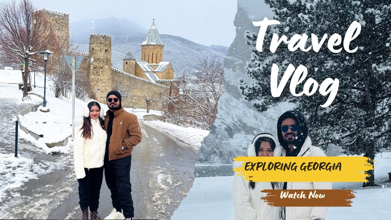 Ep:3 Gudauri to Tbilisi | Ananuri Fortress, Zhinvali Reservoir | Exploring Georgia | Malayalam Vlog