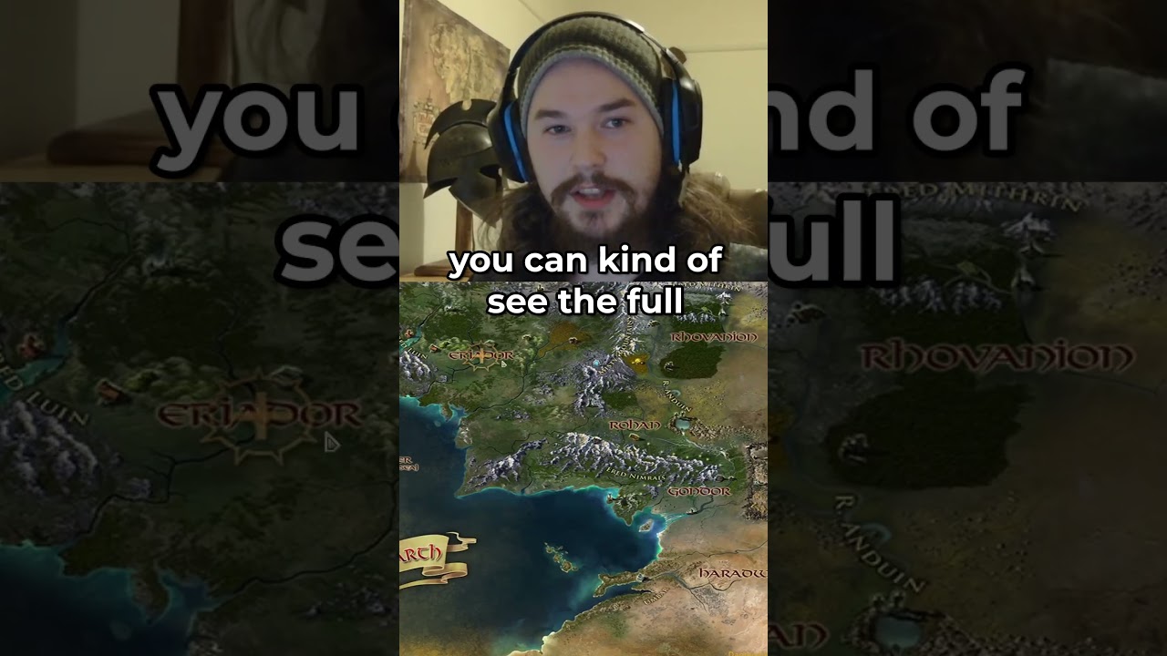 The World in Lord of the Rings Online is MASSIVE #lordoftheringsonline #mmo
