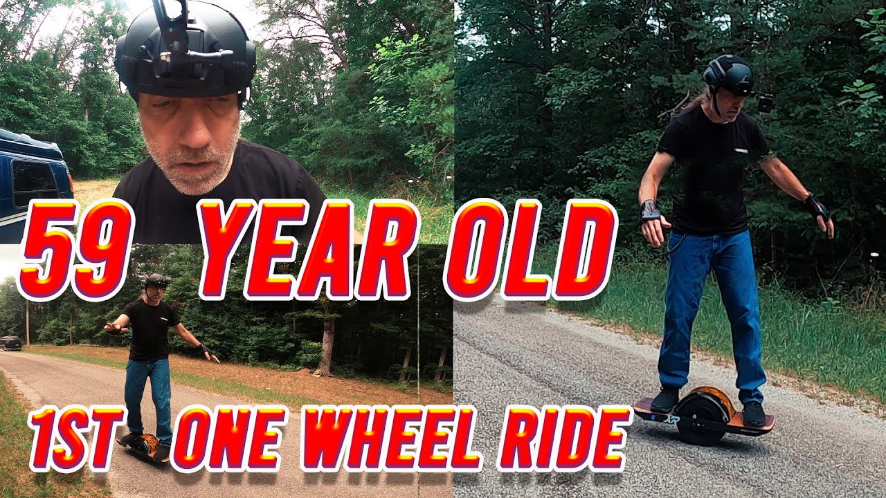 One Wheel 59 year old's First Ride