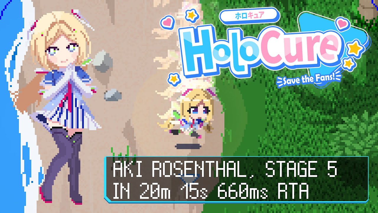 HoloCure v0.7 - Aki Rosenthal, Stage 5 in 20m 15s RTA