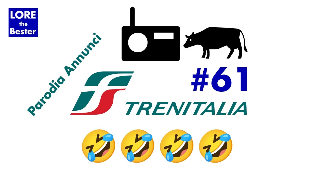 PARODIA ANNUNCI TRENITALIA #61 😂🐮📻