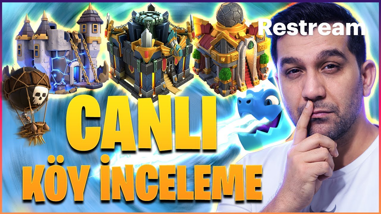 🔴CANLI KÖY İNCELEME YAYINI BAŞLADI 🥰 #clashofclans #coc