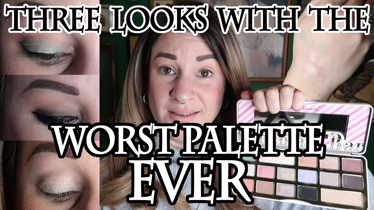 WORST PALETTE EVER?!? Three looks with the Too Faced White Chocolate Bar...