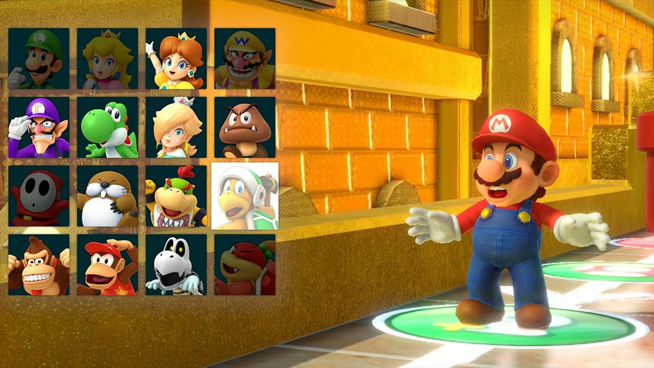 Super Mario Party - Mario vs Bowser vs Boo vs Koopa Troopa - Kamek's Tantalizing Tower