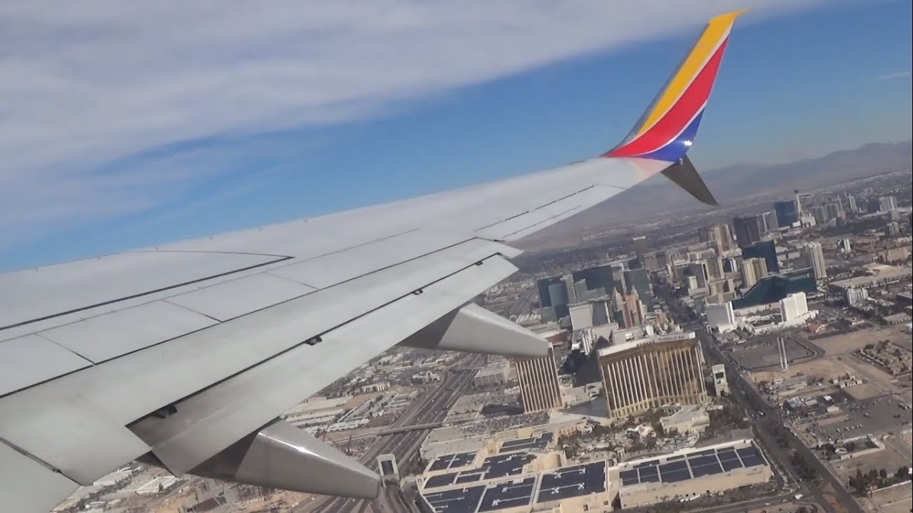 Southwest Airlines Boeing 737-800 Pushback, Taxi, & Takeoff From Las Vegas