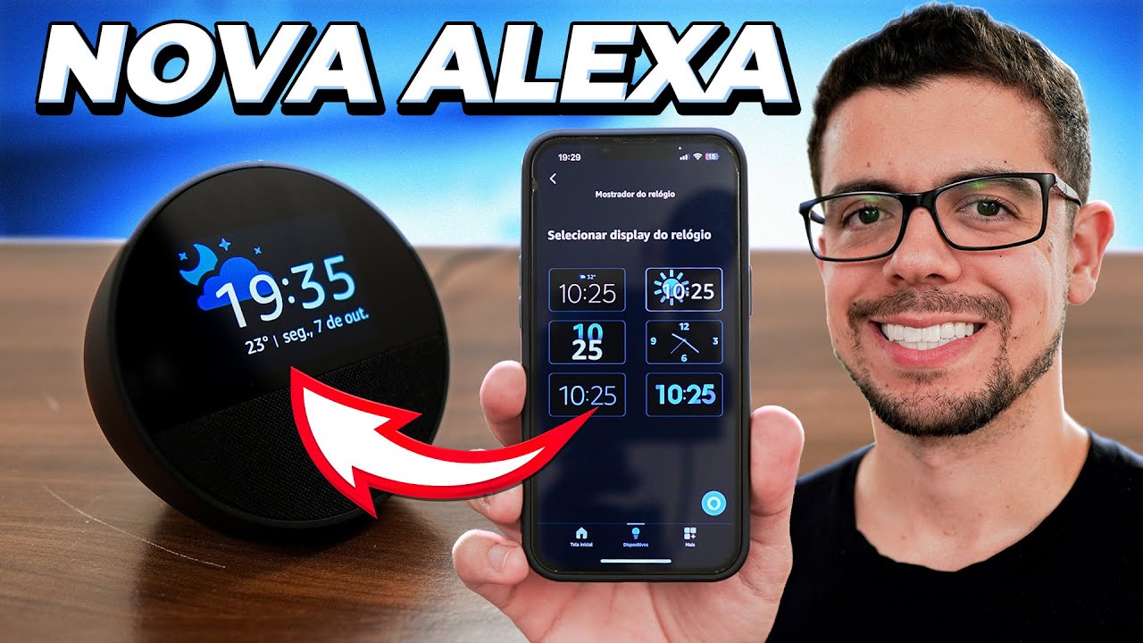 NOVO ECHO SPOT COM ALEXA (2024) BAIXOU O PREÇO! VALE A PENA?