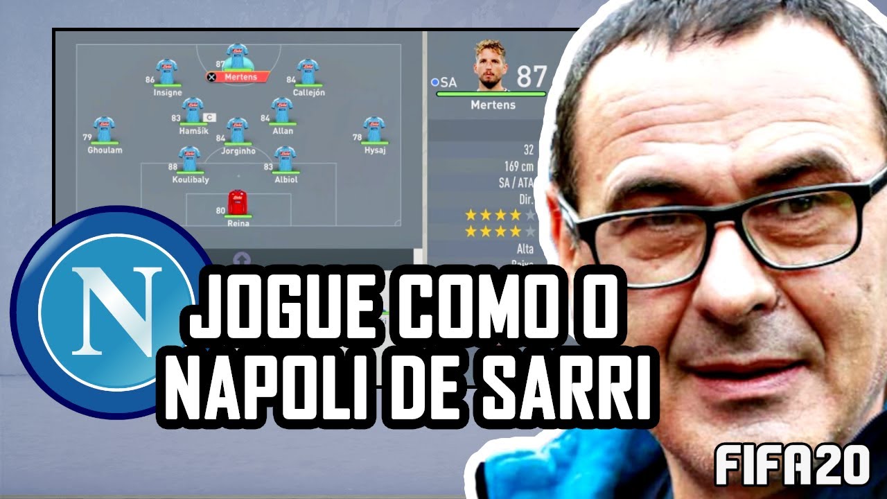 NÃO TÁ MAIS COMIGO! Aprenda a jogar exatamente como o Napoli de Sarri | FIFA