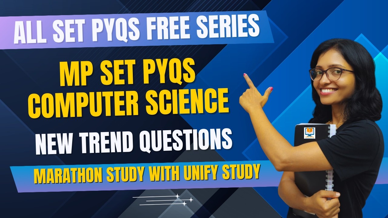 MP SET PYQs Computer Science-4|SET PYQs Series Computer Science|MP SET LAST MOMENT REVISION Practice