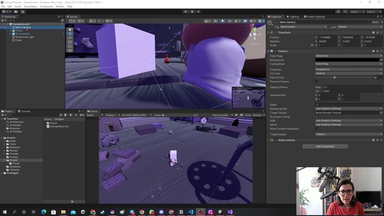 51  Survival shooter  giro personaje - Curso Unity - OpenBootcamp