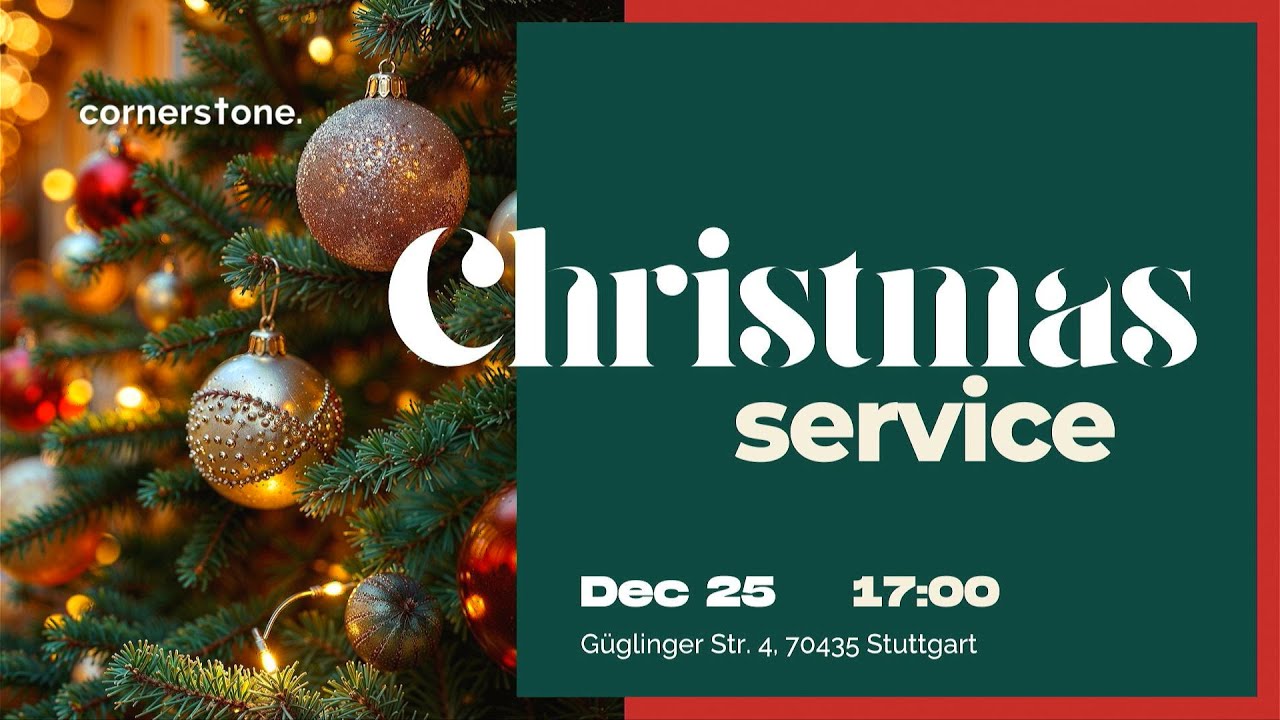 cornerstone Sunday Celebration | Livestream | 25.12.2025