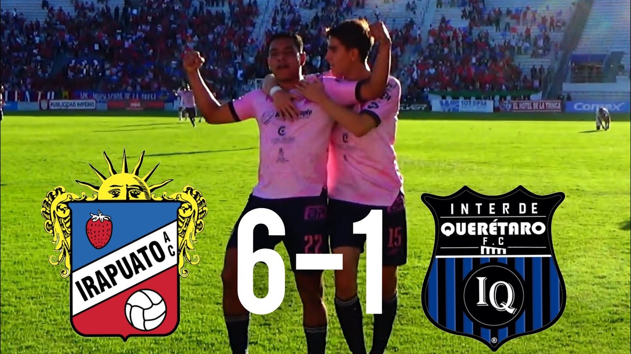 ASÍ FUÉ LA GOLEADA INCREÍBLE DE IRAPUATO A INTER DE QUERÉTARO EN LA TERCERA DIVISIÓN DE MÉXICO!!