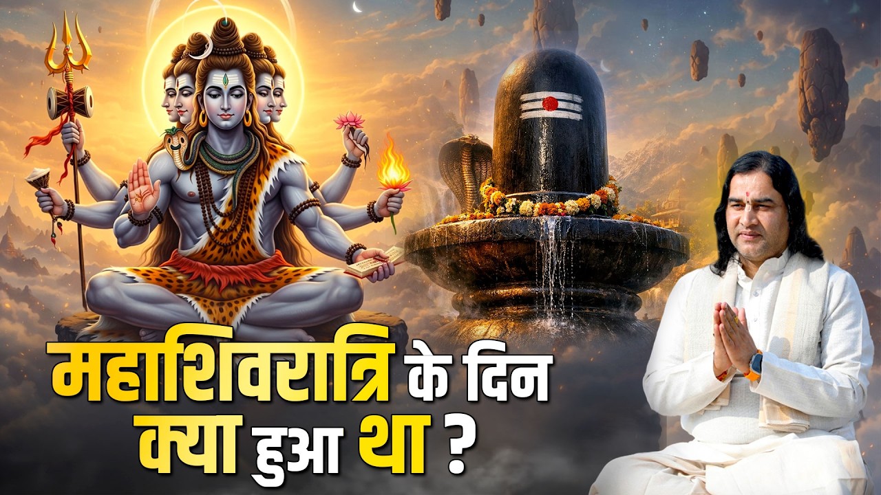 महाशिवरात्रि के दिन आखिर क्या हुआ था?   जानिए दिव्य रहस्य Shri Devkinandan Thakur Ji