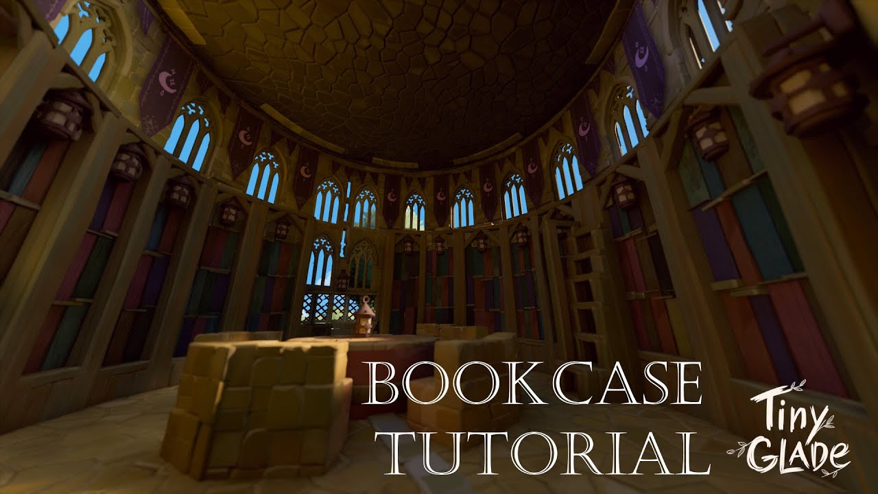 Bookshelf tutorial (unusual method) - Tiny Glade