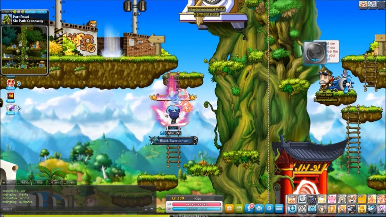 Fast travel in maple
