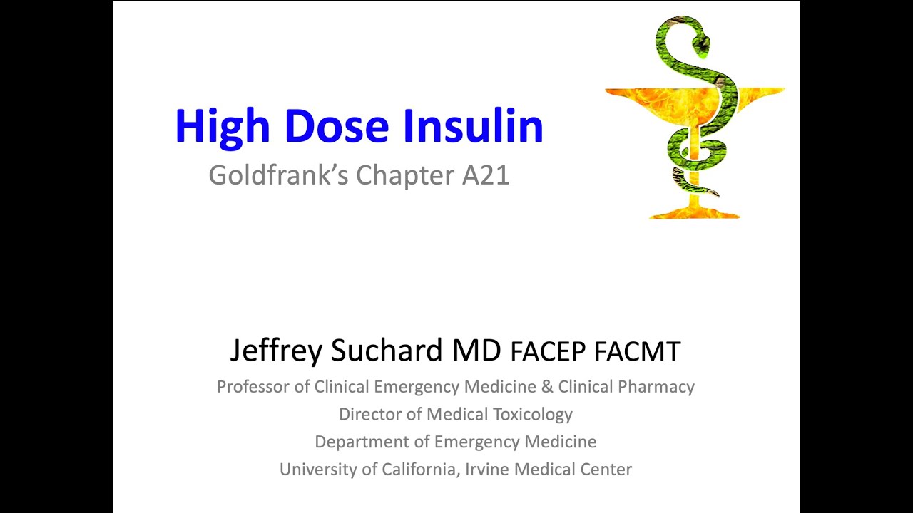 High Dose Insulin