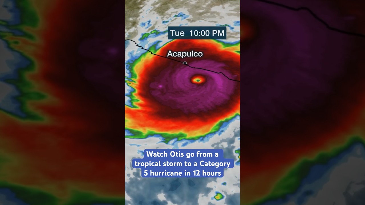 This is what Hurricane Otis&rsquo;s rapid intensification looked like