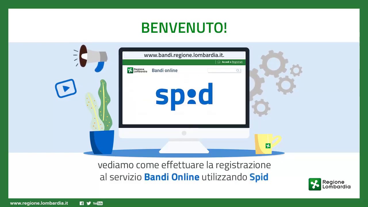 Registrazione al servizio bandi online di Regione Lombardia con SPID