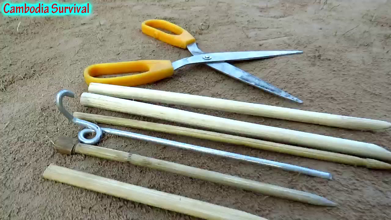 Creative Bird Trap Using Cutter | DIY Bird Trap Technology Build From Scissors
