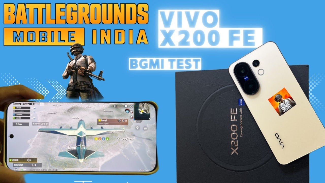 Vivo X200 FE BGMI Gaming Test 🔥😱 | Heating + FPS Drop Check
