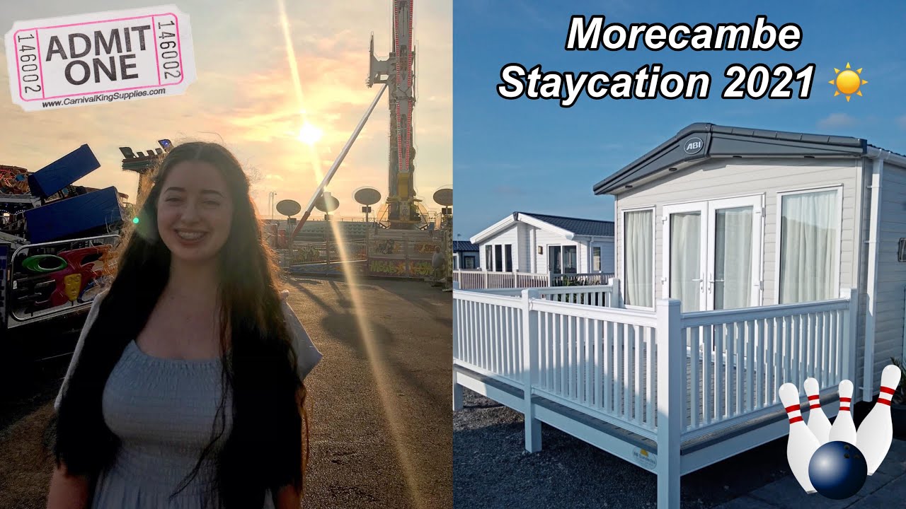 Morecambe Caravan Staycation~ Ocean Edge Holiday Park, Taylor’s Funfair Ride POV’s & Lancaster 🎟