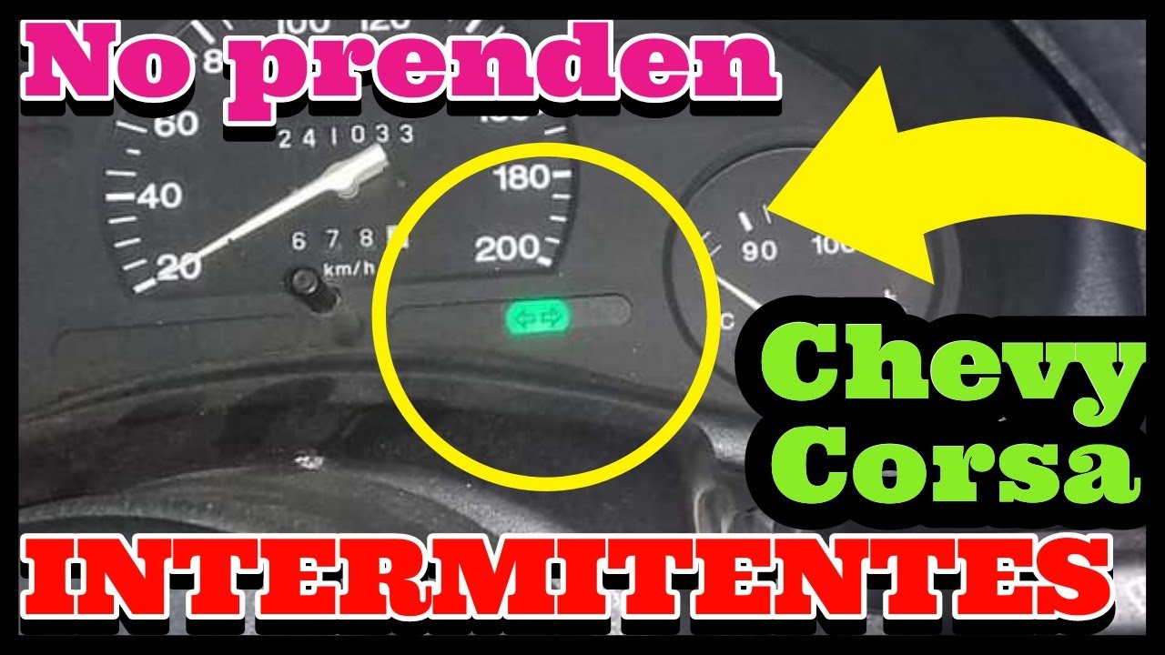 NO prenden Mis INTERMITENTES Chevy Corsa|Cambio De Switch #intermitentes #direccionales