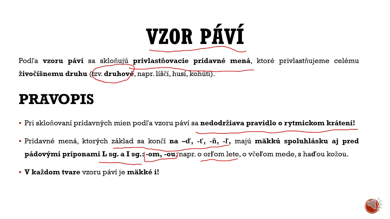 Prídavné mená   opakovanie 9 roč