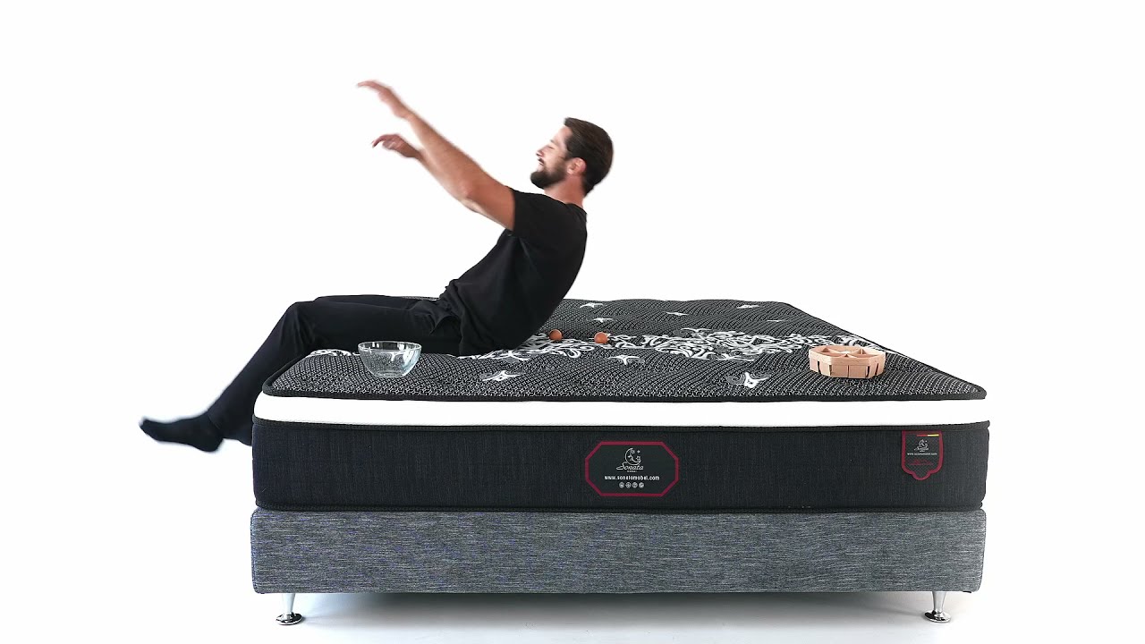 Гибридный матрас с gel memory foam? Матрас-тест с яйцами. #матрасысяйцами