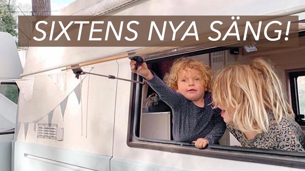 SÅ SOVER VI HELA FAMILJEN I BUSSEN - VAN LIFE UPDATE & VLOGG ✺❊✺