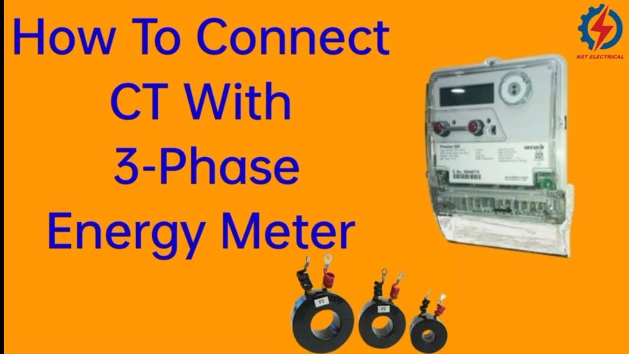 How to connect CT with 3-Phase Energy Meter (CT Meter) #ctmeterconnection #currenttransformer #ct