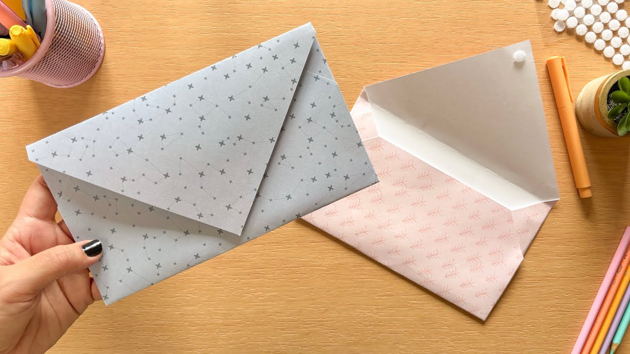 Como fazer o envelope mais fácil do mundo | DIY nível fácil