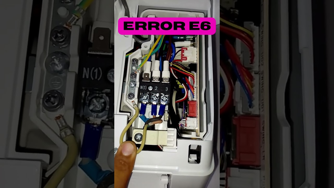 Error E6 aire acondicionado olimpo inverter.