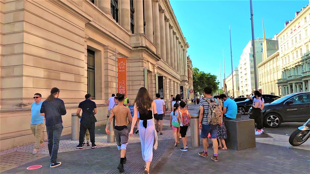 👩‍🎓【Imperial College Special P3】Exhibition Road, Science Museum(London Walk, Summer, 2021)  4K HD