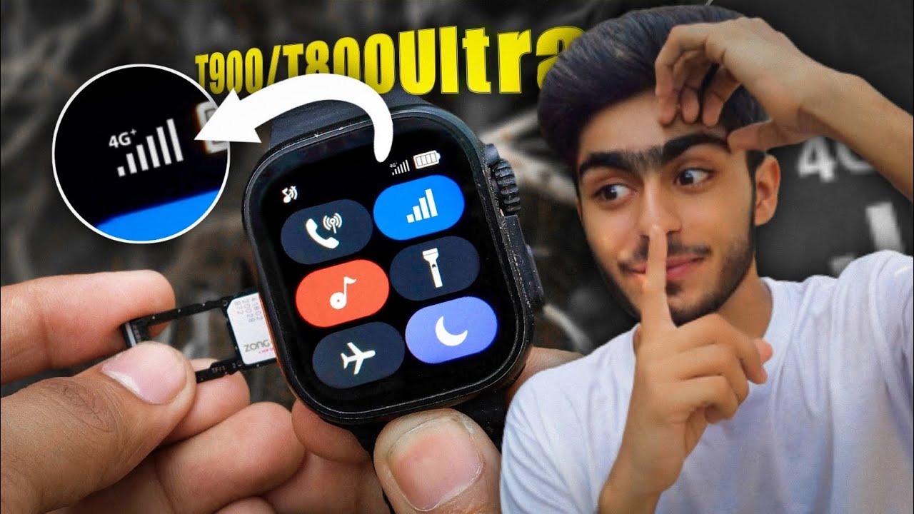 How To Insert Sim in T800/T900 Ultra Smart Watch 2023 | How to Put Sim Card in T900 Ultra | You Look