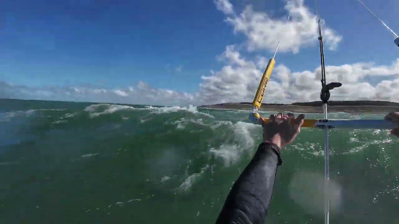 Kitesurfing Klitmøller Hawaii Denmark/Hanstholm Raw 4k POV