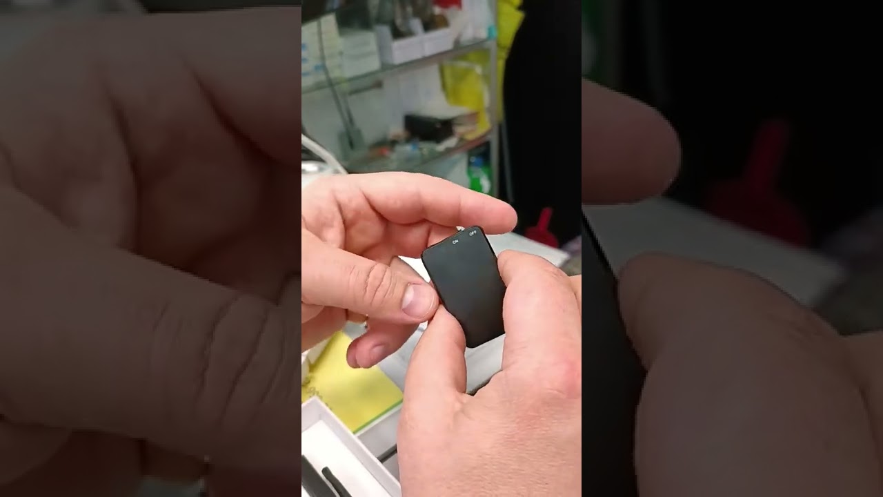 Профессиональный маленький диктофон на активацию звука до 50 часов