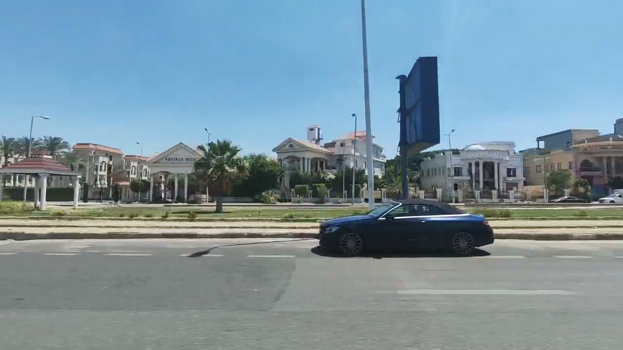مدينه الشروق الجميله من  طريق السويس الي طريق الاسماعيليه الجامعه البريطانيه . كارفور .سبينس الشروق