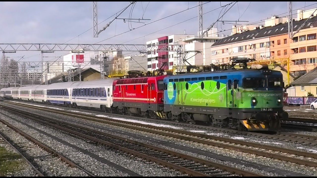 Vlakovi u Zagrebu, Siječanj 2026. Trains in Zagreb Croatia, January 2026. Züge in Zagreb, Kroatien.