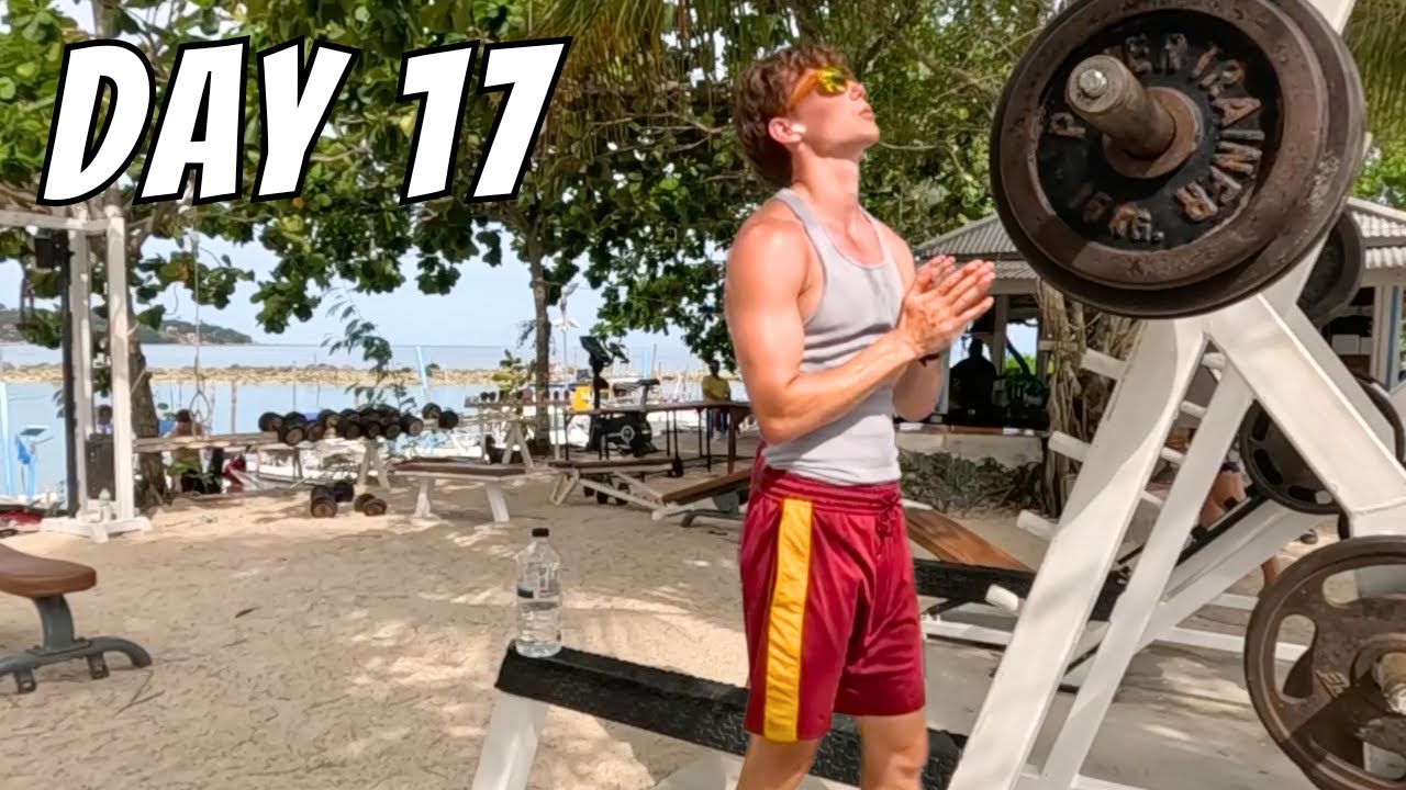 Working out at The Island Gym 🇹🇭 Koh Samui Vlog