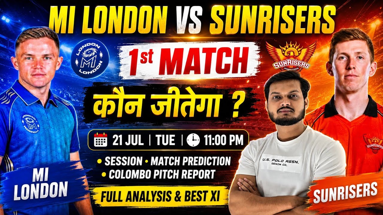 Mil vs sul the hundred 1st match prediction, mi london vs sunrisers leeds today match prediction 