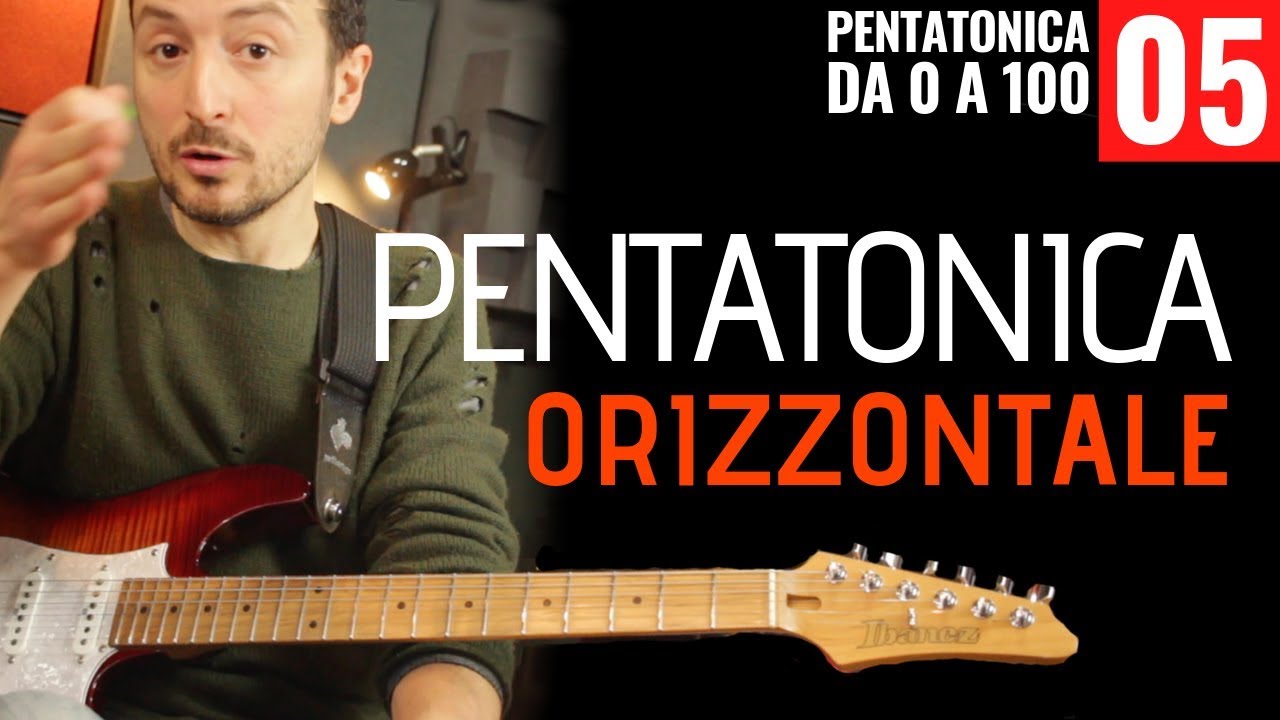Scala Pentatonica - Suoniamo in orizzontale con le nuove diteggiature | Lezione di Vince Carpentieri