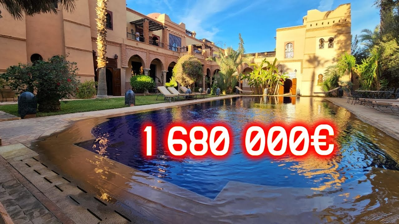 💥 - PALAIS D'HOTES ( KSAR ) À VENDRE À TARGA - MARRAKECH 🤑 القصر للبيع في مراكش