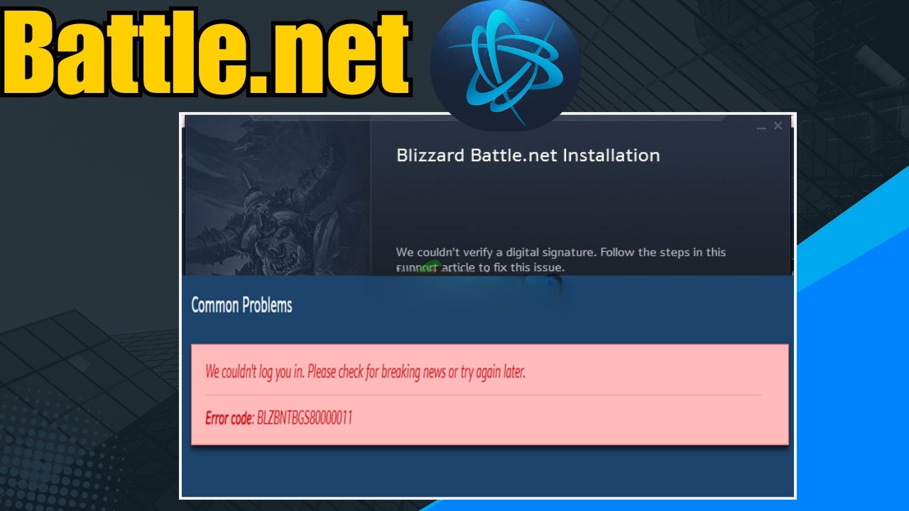How To Fix Battle net BLZBNTBGS80000011 Incorrect Email or Password Error In Windows 10 /11