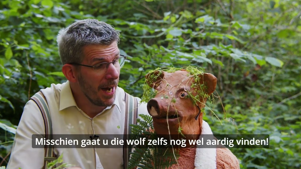 Mevrouw V is bang voor wolven