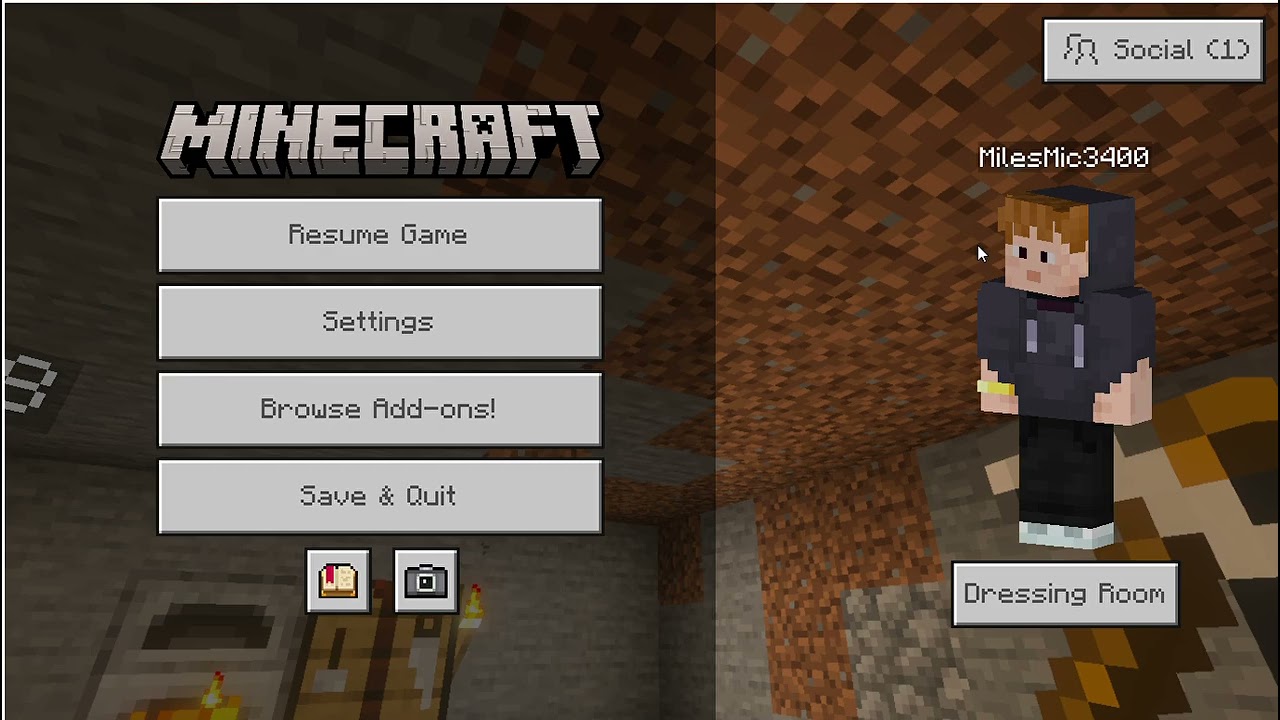 i played minecraft with MAX my friend(DAY1)