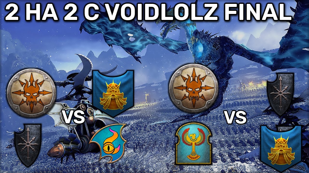ФИНАЛ Участия в турнире 2 на 2 с Voidlolz | Total War Warhammer 3 | 1 vs 1 сетевые | Наземные битва
