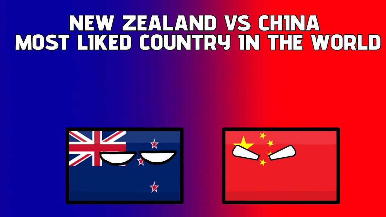 China VS New Zealand Most Liked Country In The World