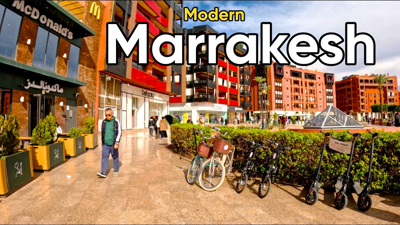This Is the Marrakesh I’d Move To 🇲🇦 | Modern City Life in Guéliz (4K Walk)