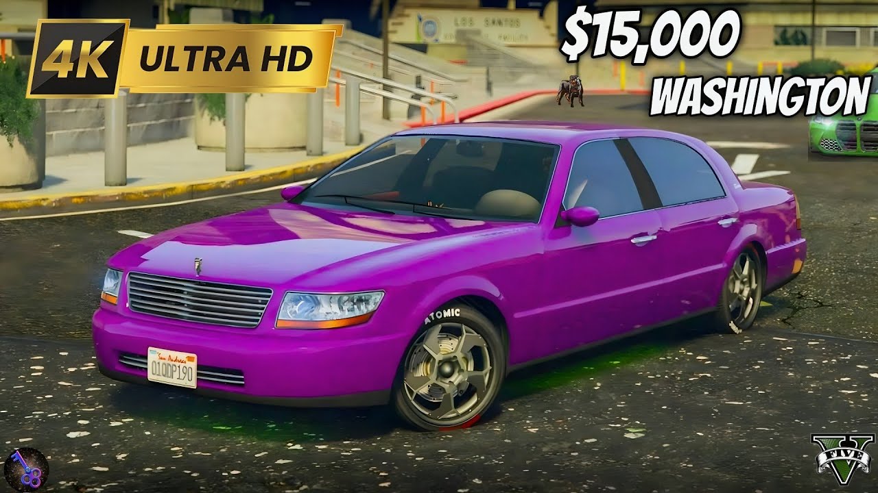 GTA 5 Washington Car Upgrade = Monster 😈| Full Overview 🏎️ & Test Drive 🛣️