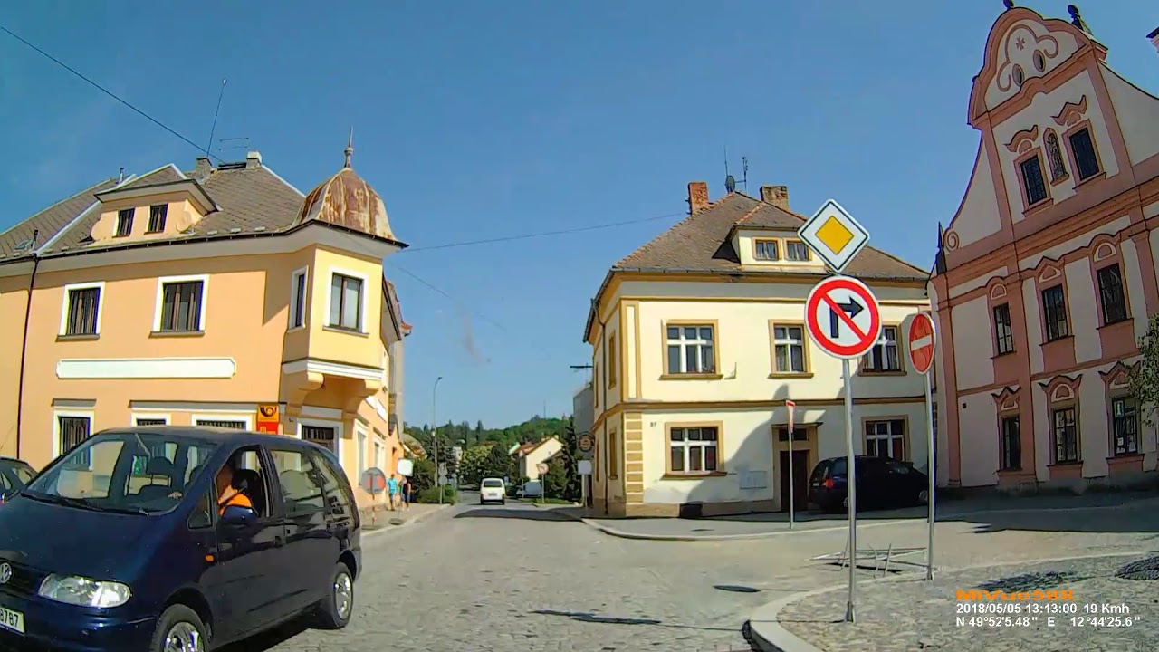 CZ: Planá (Plan). Plzeňský kraj. City Tour. May 2018